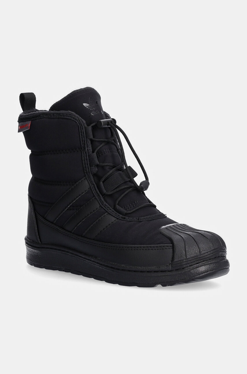 adidas Originals cizme de iarna pentru copii SUPERSTAR 360 BOOT 2.0 C culoarea negru, ID9723