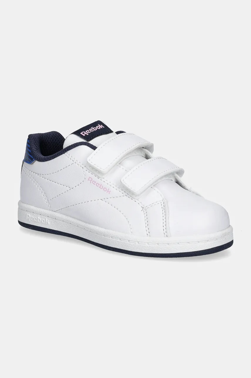 Reebok Classic sneakers pentru copii ROYAL COMPLETE CLN 2.0 2V culoarea alb, 100201654 Reebok Classic sneakers pentru copii ROYAL COMPLETE CLN 2.0 2V culoarea alb, 100201654
