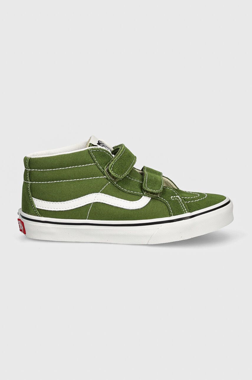 Otroške Superge Vans SK8-Mid Reissue Zelena Barva, VN000CYFCIB1