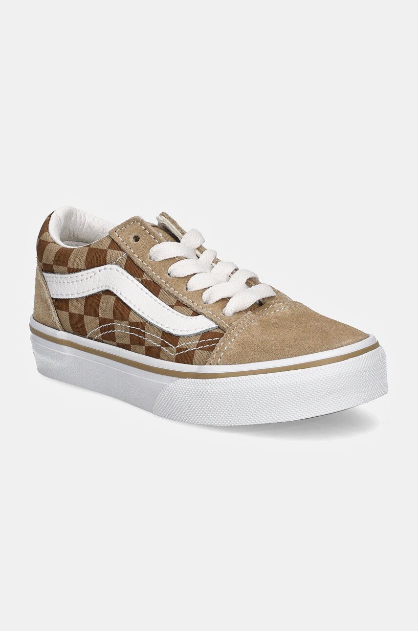 Vans tenisi copii Old Skool culoarea bej, VN000CYVBF21