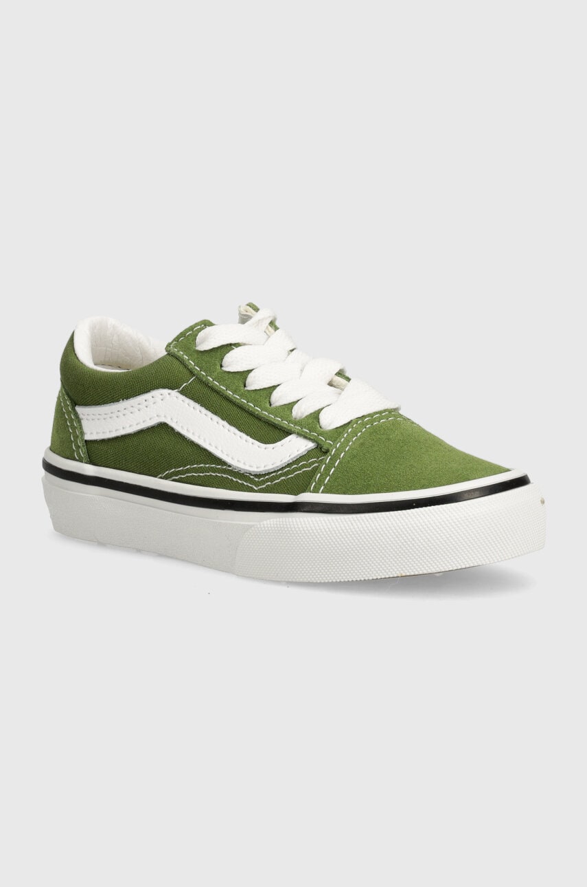 Vans tenisi copii Old Skool culoarea verde, VN000CYVCIB1 Vans tenisi copii Old Skool culoarea verde, VN000CYVCIB1