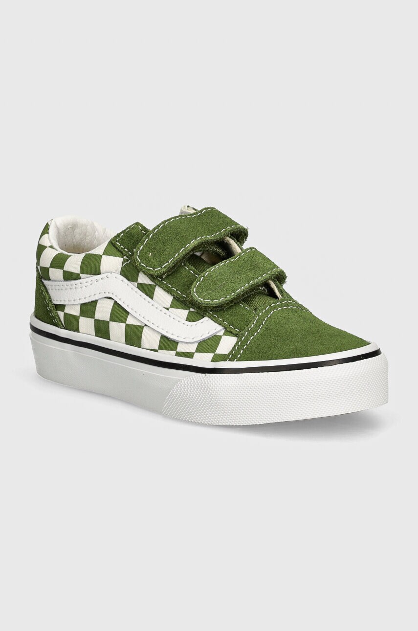Vans tenisi copii Old Skool culoarea verde, VN000CYWCIB1