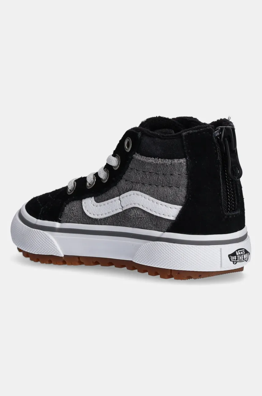 Vans Tenisi De Piele Pentru Copii MTE SK8-Hi Zip Culoarea Gri, VN000D0MN421