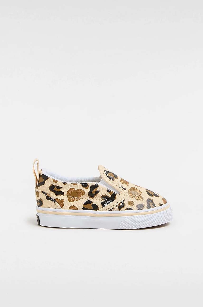 Vans tenisi copii Slip-On culoarea bej, VN000D0SBF21 Vans tenisi copii Slip-On culoarea bej, VN000D0SBF21