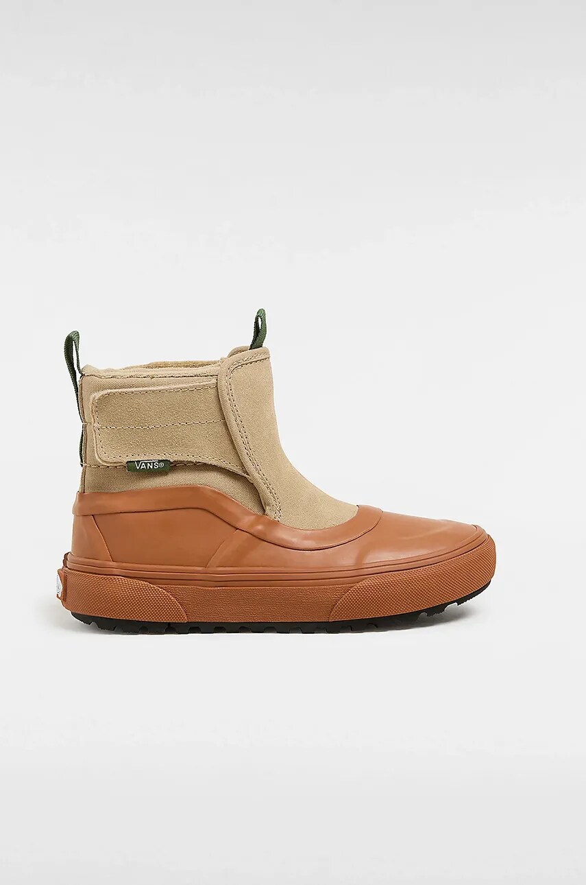 Vans cizme de iarna pentru copii MTE Slip-On Hi Terrain culoarea verde, VN000D12BGS1 Vans cizme de iarna pentru copii MTE Slip-On Hi Terrain culoarea verde, VN000D12BGS1