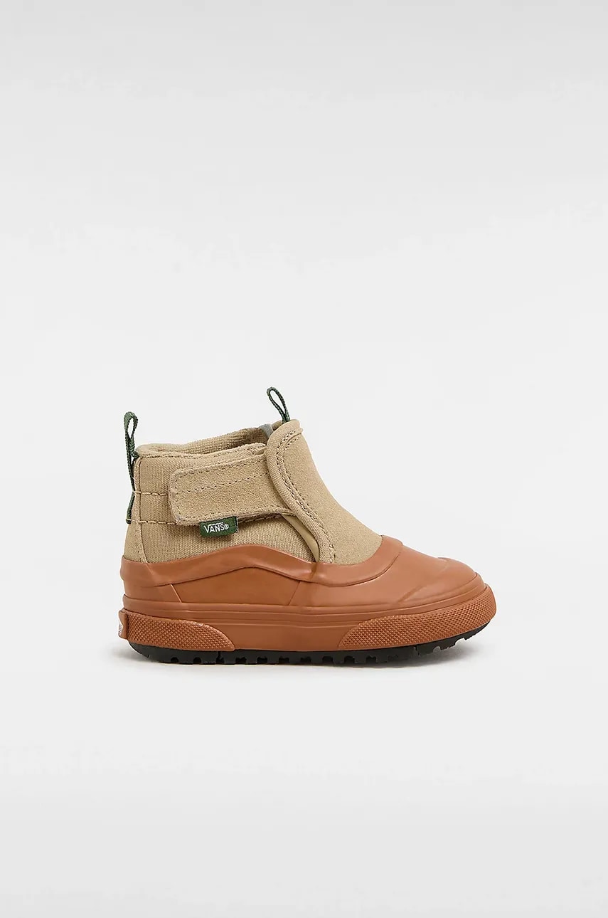 Vans cizme de iarna pentru copii MTE Slip-On Hi Terrain culoarea verde, VN000D13BGS1 Vans cizme de iarna pentru copii MTE Slip-On Hi Terrain culoarea verde, VN000D13BGS1