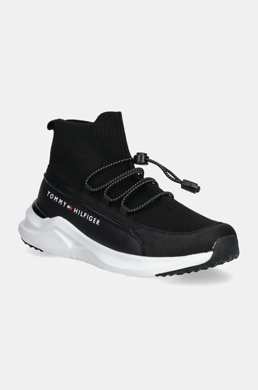 

Детски маратонки Tommy Hilfiger в черно T3X9-33670, Черен