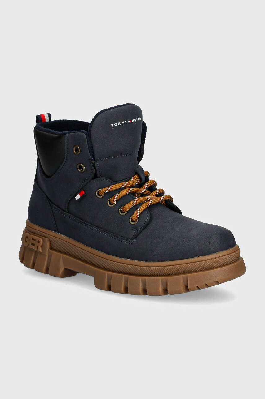 

Детски зимни обувки Tommy Hilfiger в тъмносиньо T3X5-33706, Тъмносин