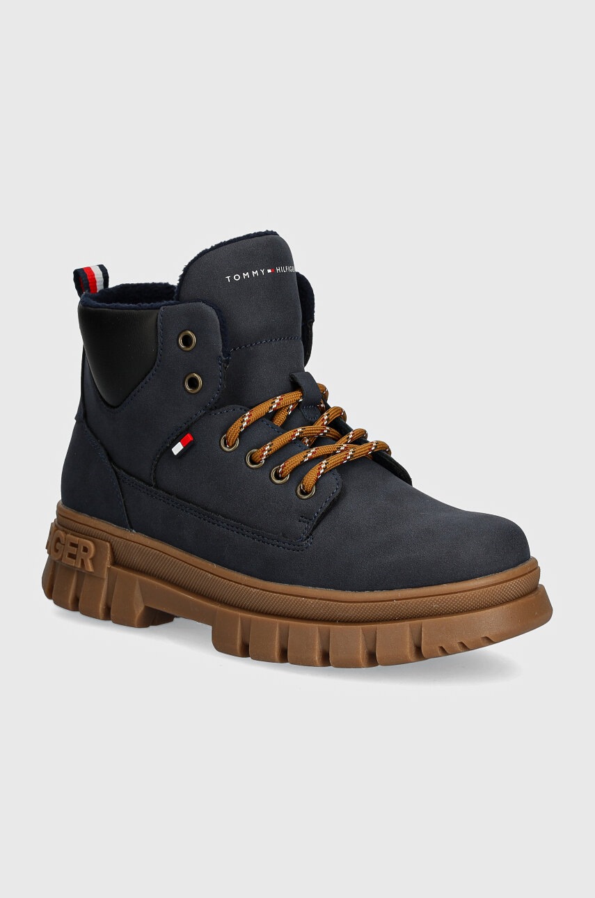 

Детски зимни обувки Tommy Hilfiger в тъмносиньо T3X5-33706, Тъмносин
