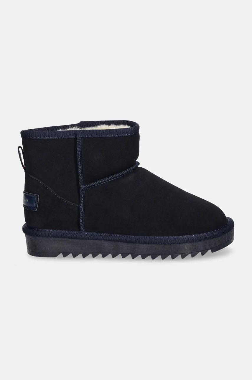 Детские сапоги Tommy Hilfiger цвет синий T3A5-33615 Детские сапоги Tommy Hilfiger цвет синий T3A5-33615