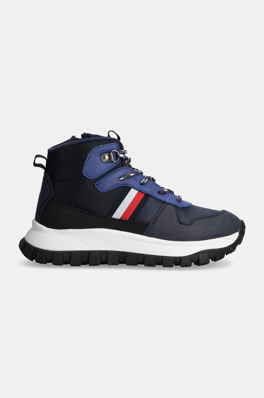Детские зимние сапоги Tommy Hilfiger цвет синий T3B9-33680