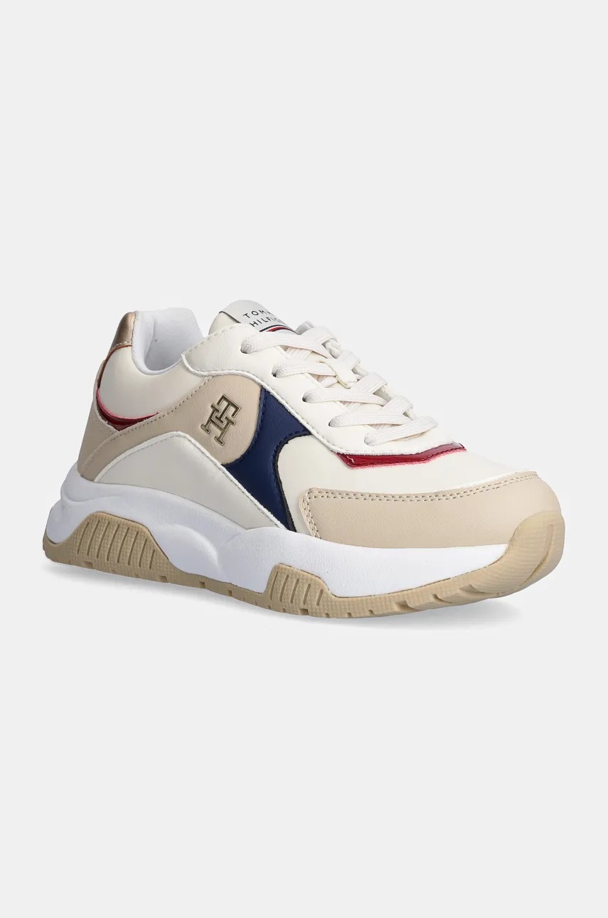 

Детски маратонки Tommy Hilfiger в бежово T3A9-33551, Бежов