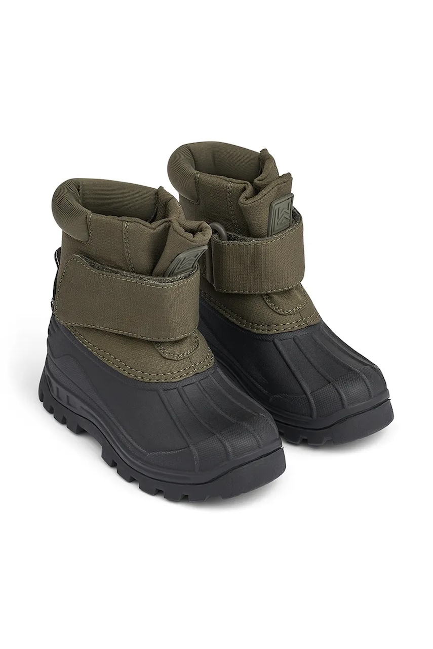 Детские зимние сапоги Liewood Becca Boot цвет зелёный LW19231