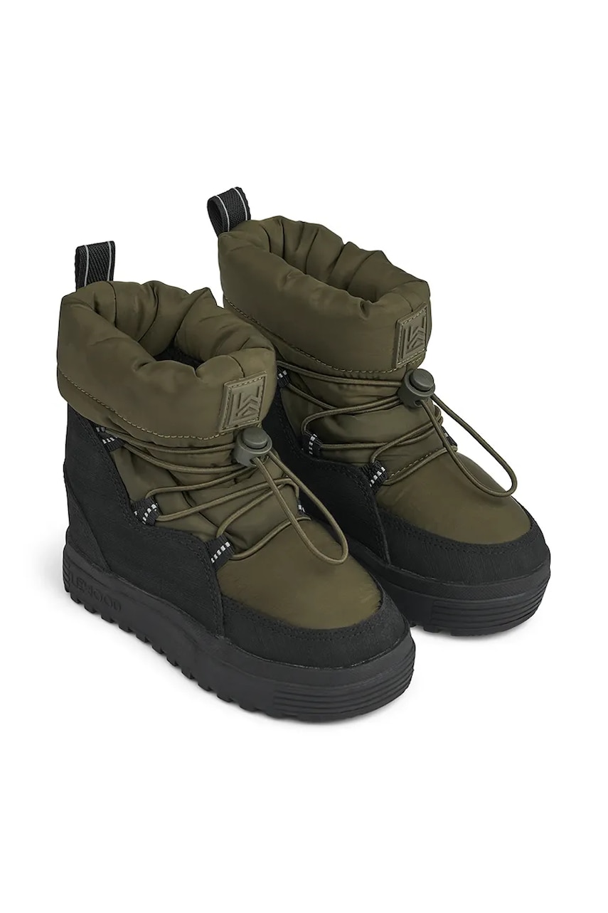 Liewood cizme de iarna copii Zoey Snowboot culoarea verde, LW19873 Liewood cizme de iarna copii Zoey Snowboot culoarea verde, LW19873