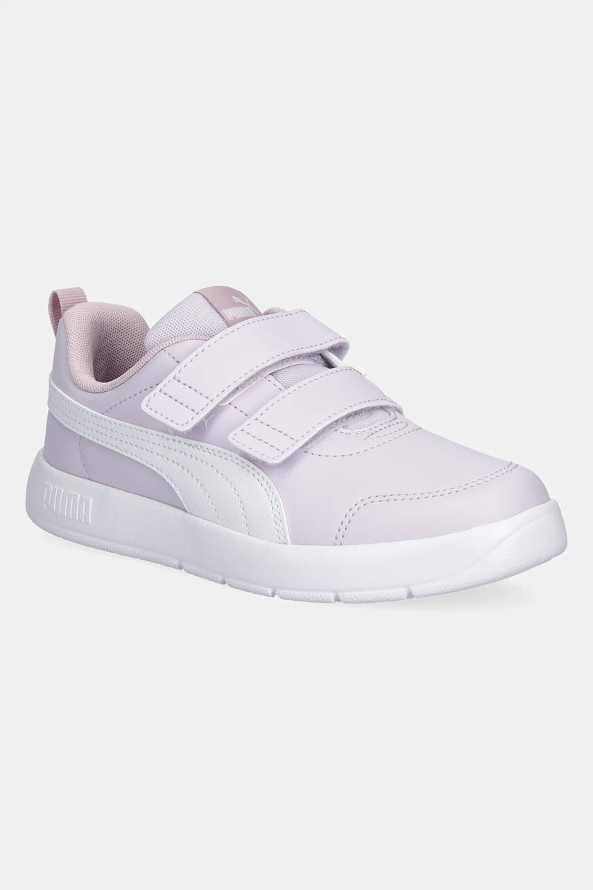 Puma Adidasi pentru copii Courtflex V3 culoarea violet, 397642