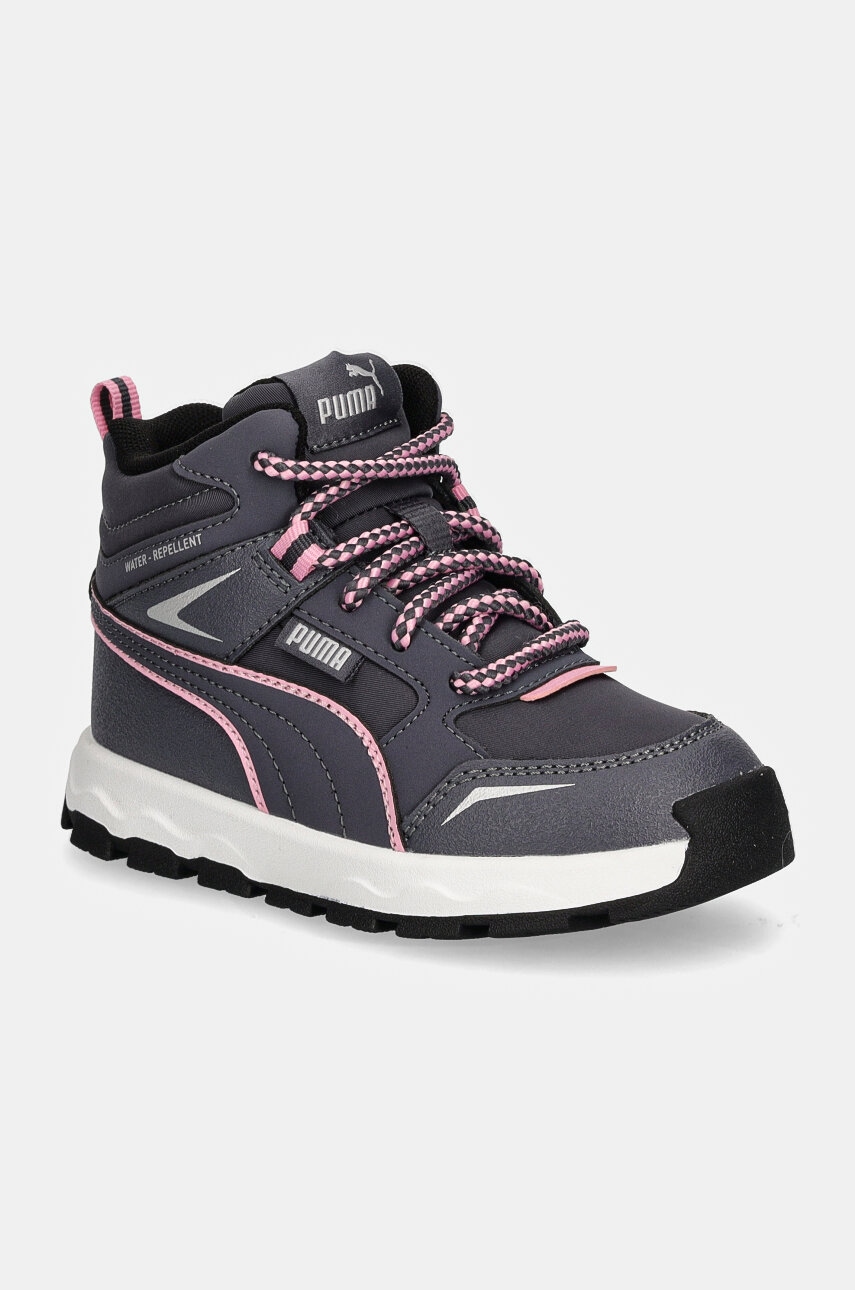 Puma pantofi copii Evolve Trail culoarea gri, 397645
