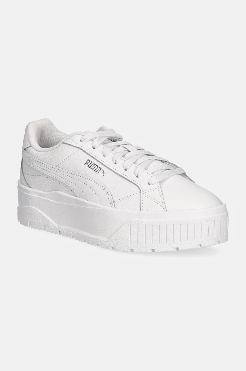 Puma sneakers pentru copii Karmen II culoarea alb, 398878