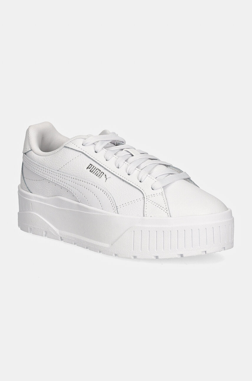 Puma sneakers pentru copii Karmen II culoarea alb, 398878