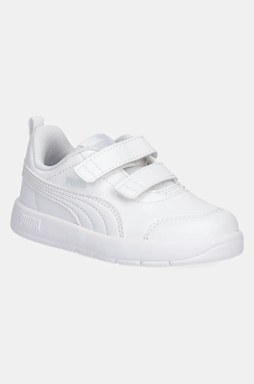 Puma sneakers pentru copii Courtflex V3 V culoarea alb, 310252