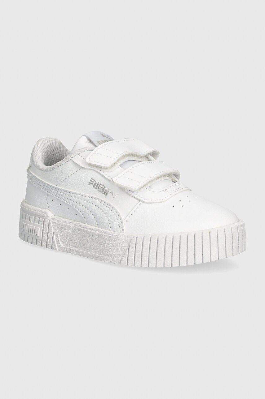 Puma sneakers pentru copii Carina 2.0 culoarea alb, 397421