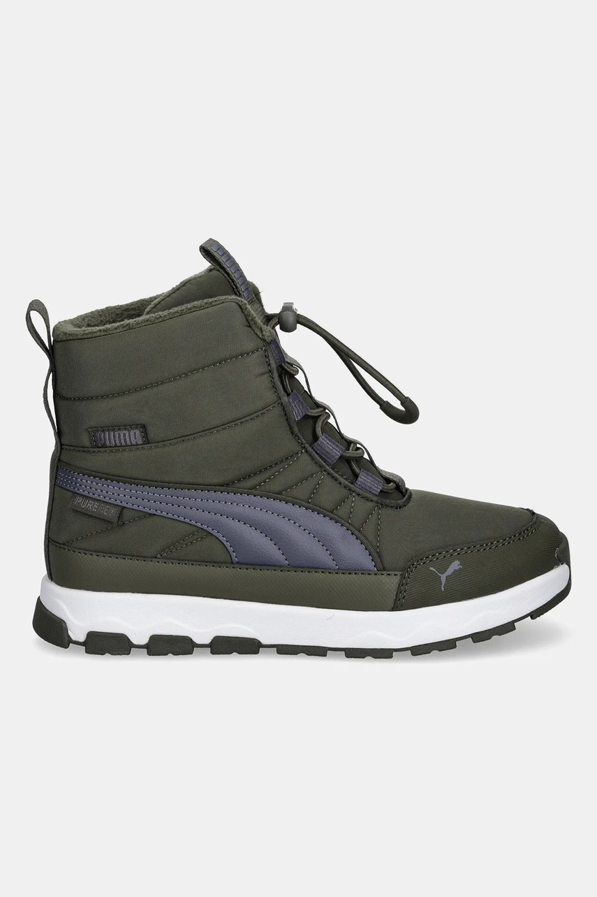 Дитячі чоботи Puma Evolve Boot колір зелений 392647