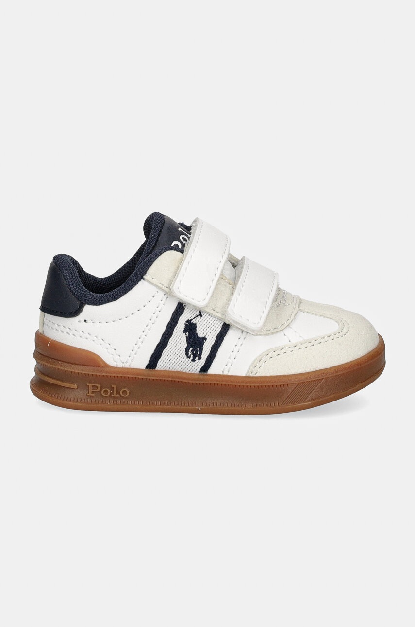 Детские кроссовки Polo Ralph Lauren HERITAGE COURT III EZ T-TOE цвет белый RL00503100 в Черновцах Детские кроссовки Polo Ralph Lauren HERITAGE COURT III EZ T-TOE цвет белый RL00503100 в Черновцах