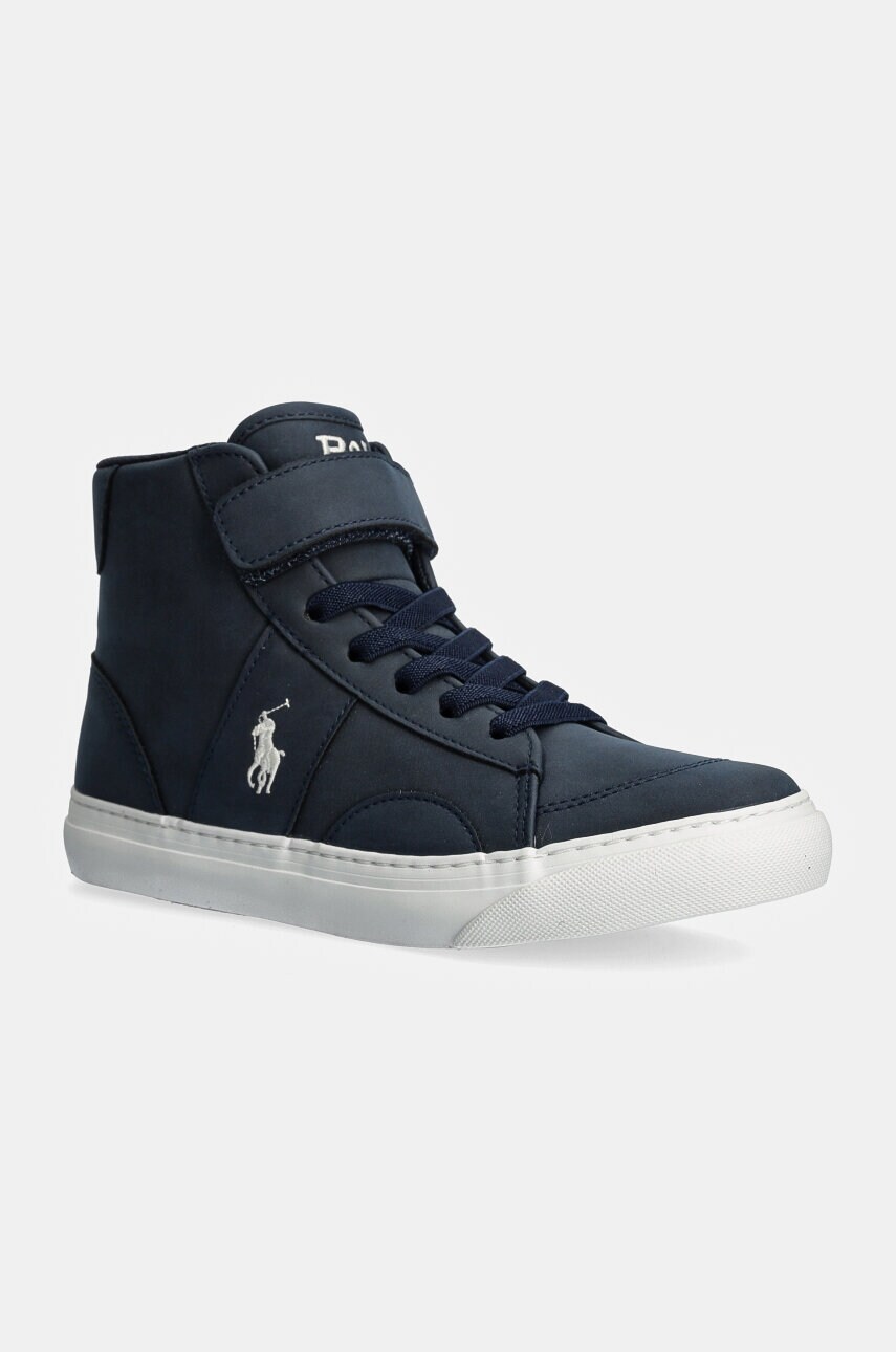 Levně Dětské sneakers boty Polo Ralph Lauren RYLEY MID tmavomodrá barva, RL01232410