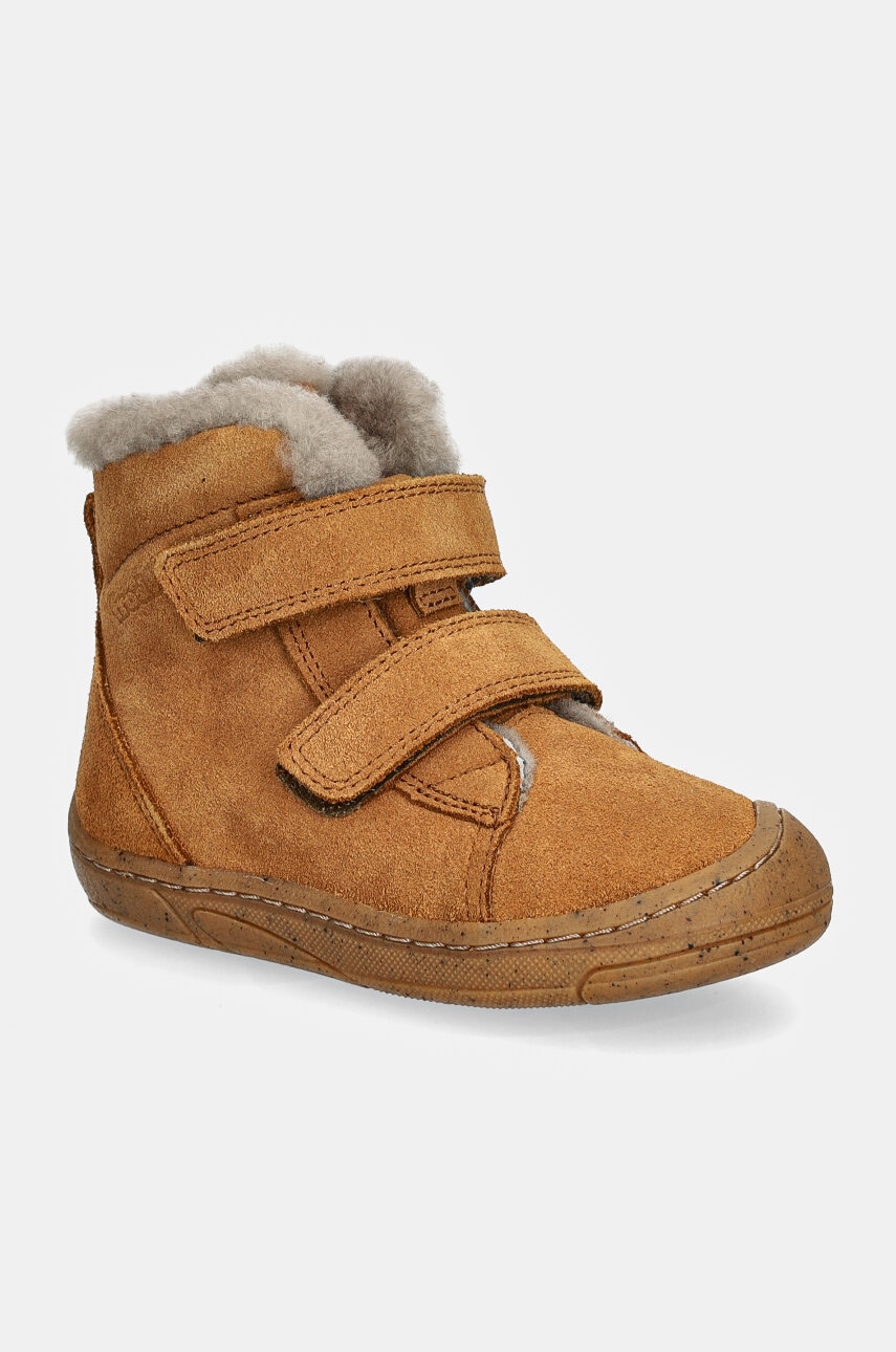 Froddo cizme de iarna pentru copii MINNI SUEDE culoarea maro, G2110141