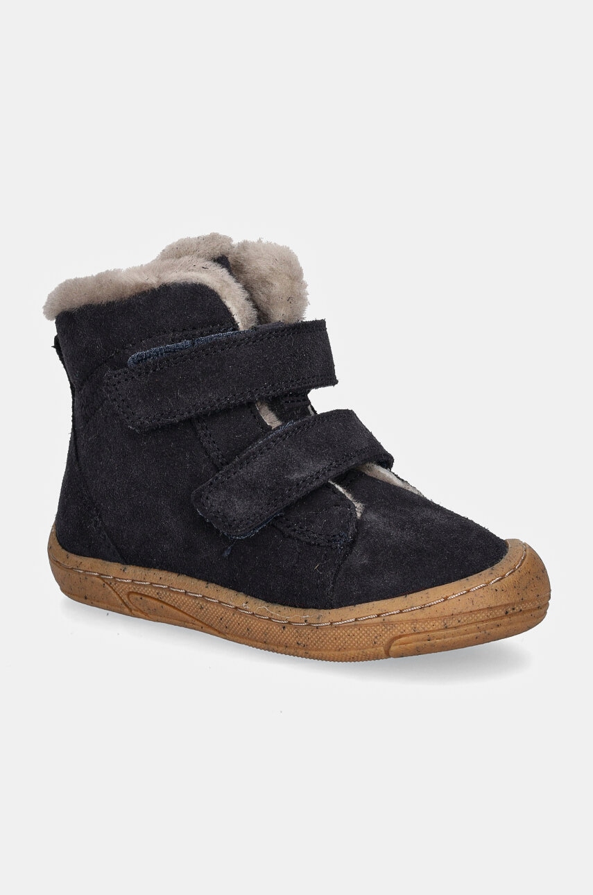 Froddo cizme de iarna pentru copii din piele intoarsa MINNI SUEDE culoarea albastru marin, G2110141