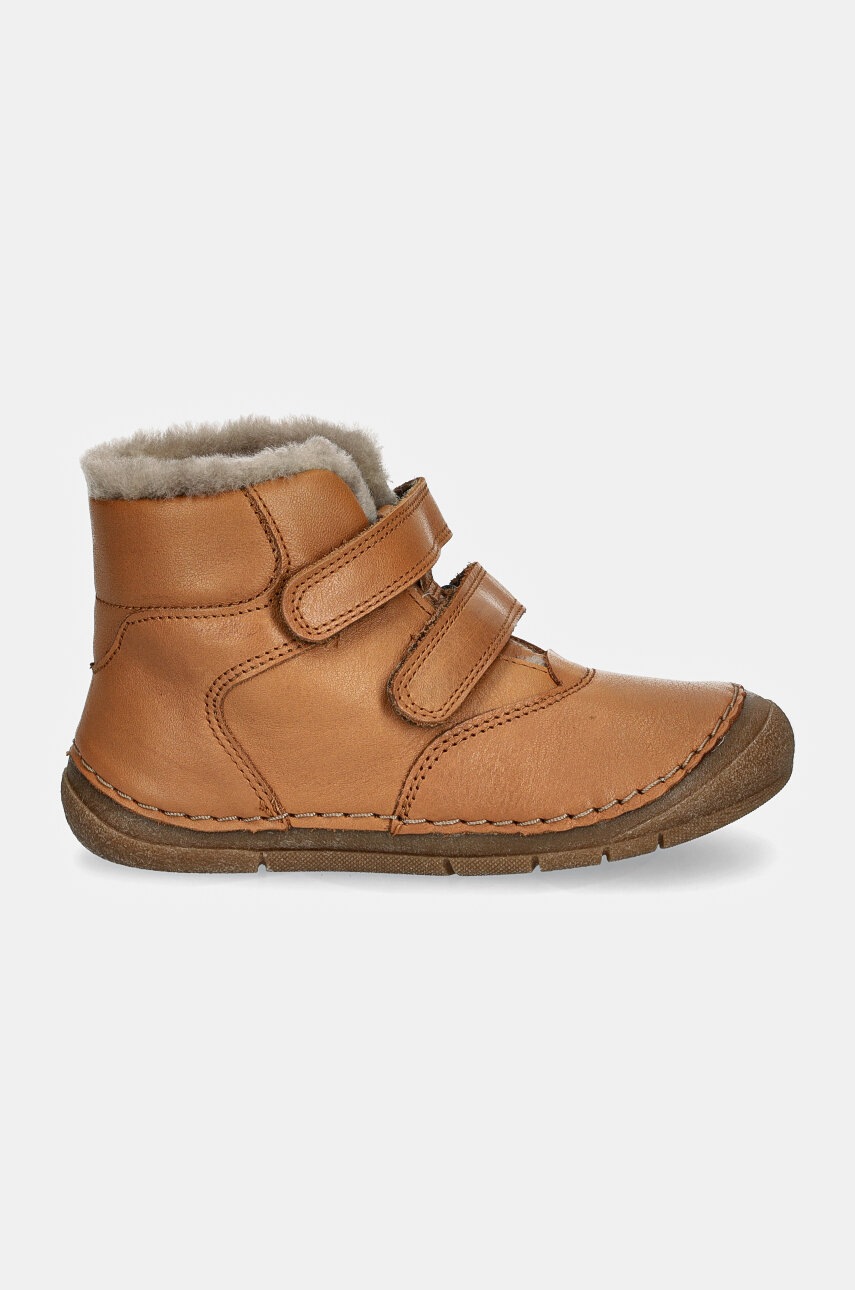 Детские кожаные зимние ботинки Froddo PAIX UP WINTER цвет коричневый G2110143