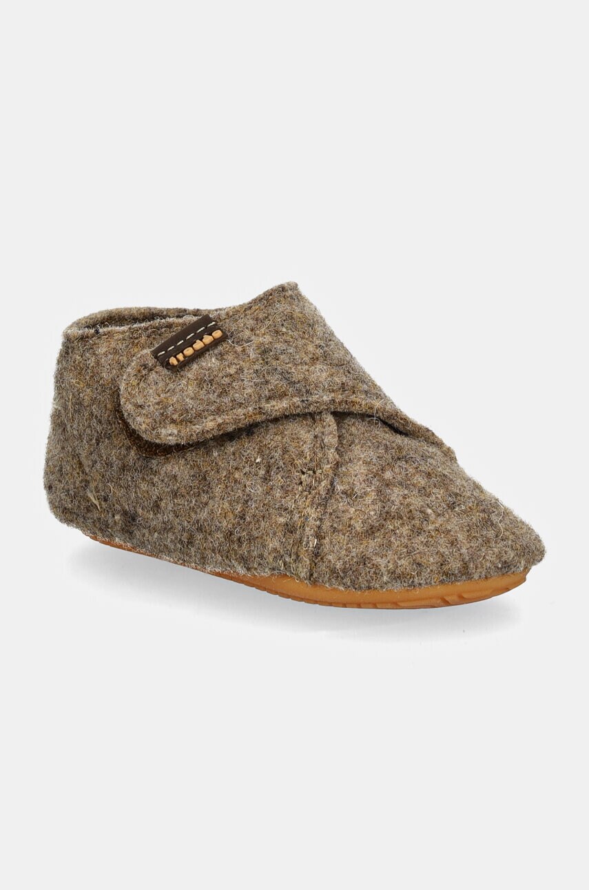 

Детски пантофи Froddo PREWALKERS WOOLY в бежово G1170002, Бежов