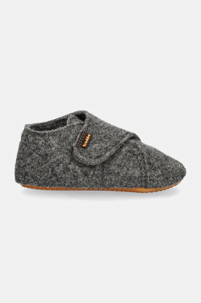 Детские тапки Froddo PREWALKERS WOOLY цвет серый G1170002