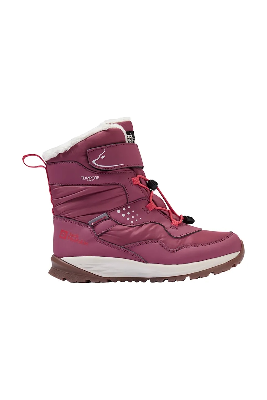 Jack Wolfskin cizme de iarnă pentru copii culoarea bordo, A62143