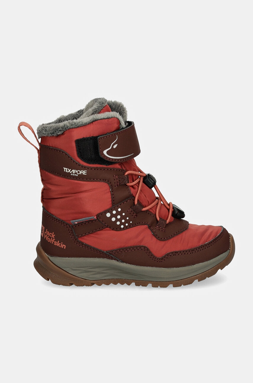 Детские зимние сапоги Jack Wolfskin цвет бордовый A62143 Детские зимние сапоги Jack Wolfskin цвет бордовый A62143