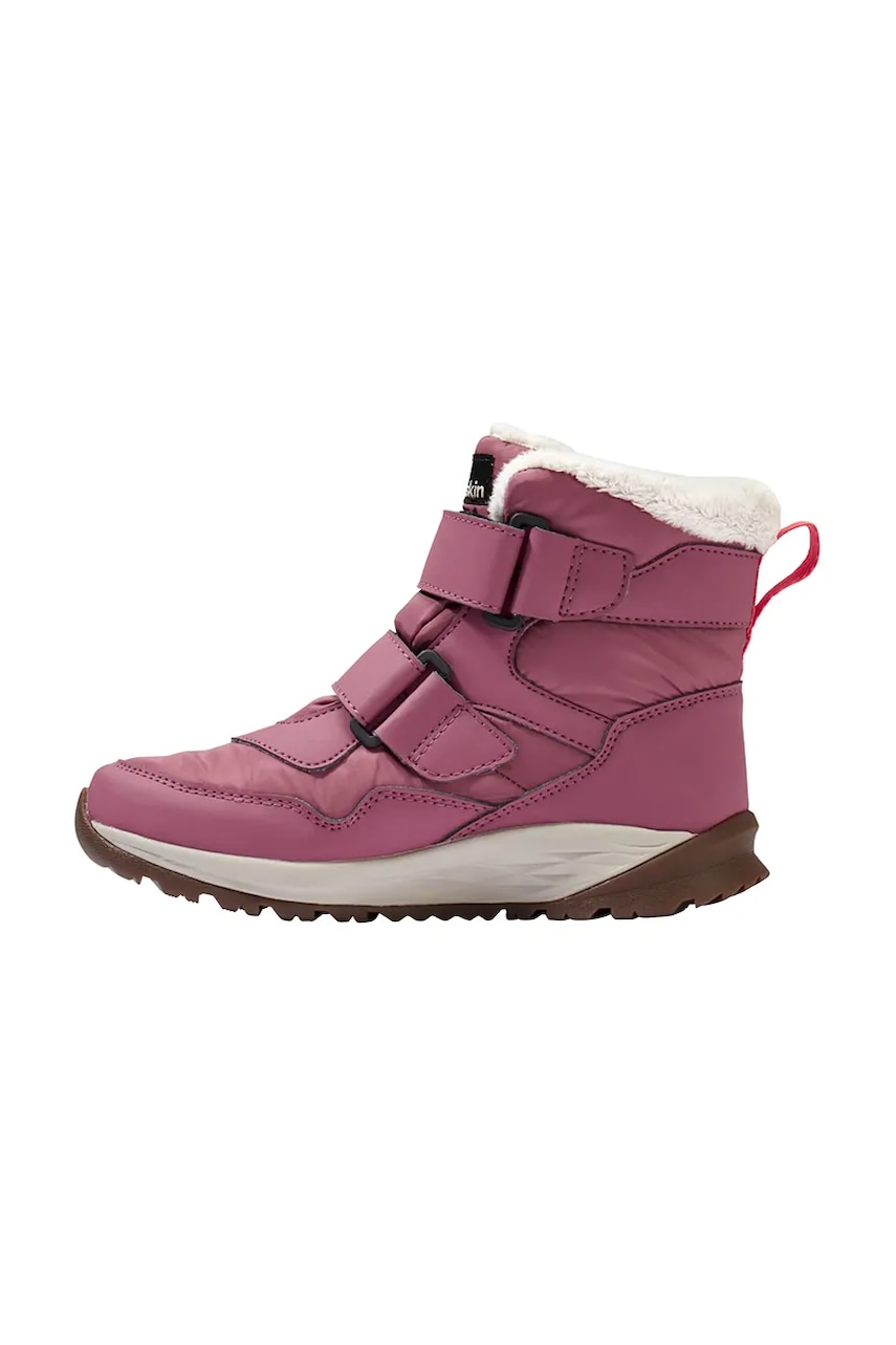 Детские зимние сапоги Jack Wolfskin цвет бордовый A62146 Детские зимние сапоги Jack Wolfskin цвет бордовый A62146