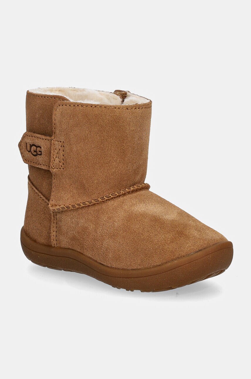 UGG cizme de zapada din piele intoarsa KEELAN II culoarea maro, 1157634T