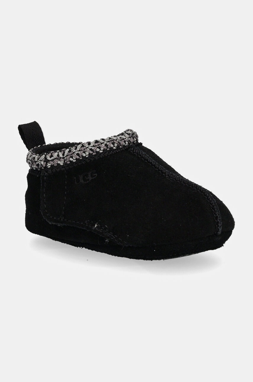 Levně Kojenecké semišové boty UGG BABY TASMAN černá barva, 1130359I