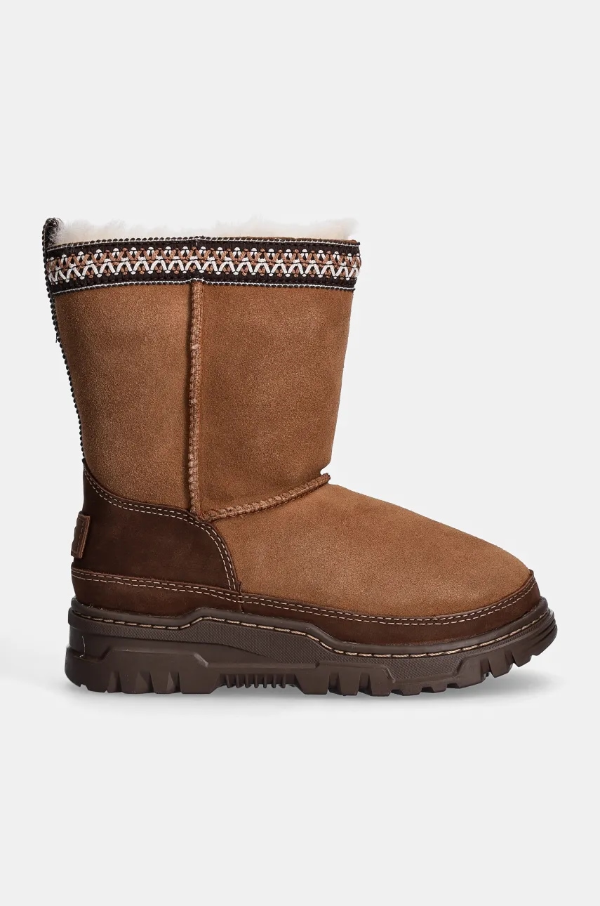 Детские сапоги UGG KIDS CLASSIC SHORTRAILGAZER цвет коричневый 1157694K Детские сапоги UGG KIDS CLASSIC SHORTRAILGAZER цвет коричневый 1157694K