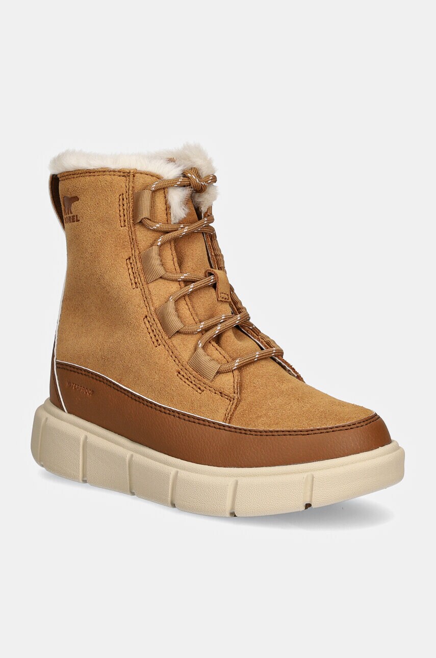 Sorel cizme de iarna copii CHILDRENS SOREL EXPL culoarea maro, 2088511