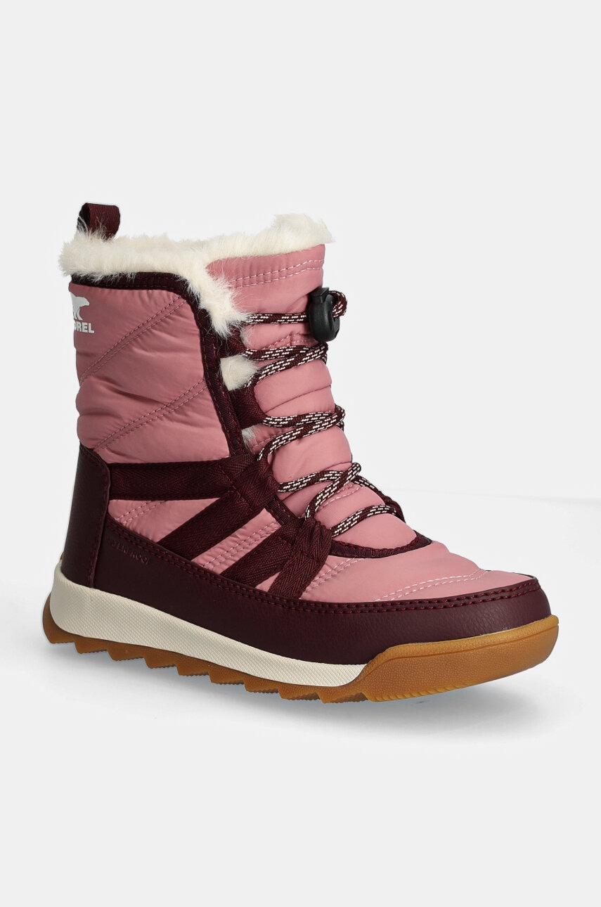 Sorel cizme de iarna pentru copii YOUTH WHITNEY II PL culoarea roz, 2088591 Sorel cizme de iarna pentru copii YOUTH WHITNEY II PL culoarea roz, 2088591