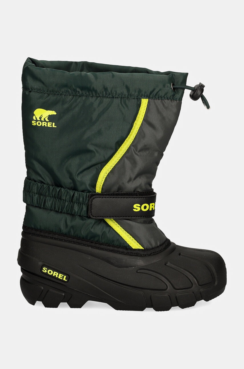 Детские сапоги Sorel CHILDRENS FLURRY BO цвет чёрный 2114081