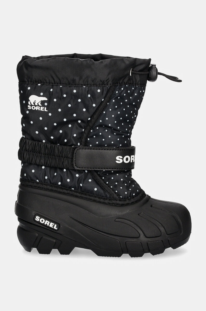 Детские сапоги Sorel CHILDRENS FLURRY BO цвет чёрный 2114092