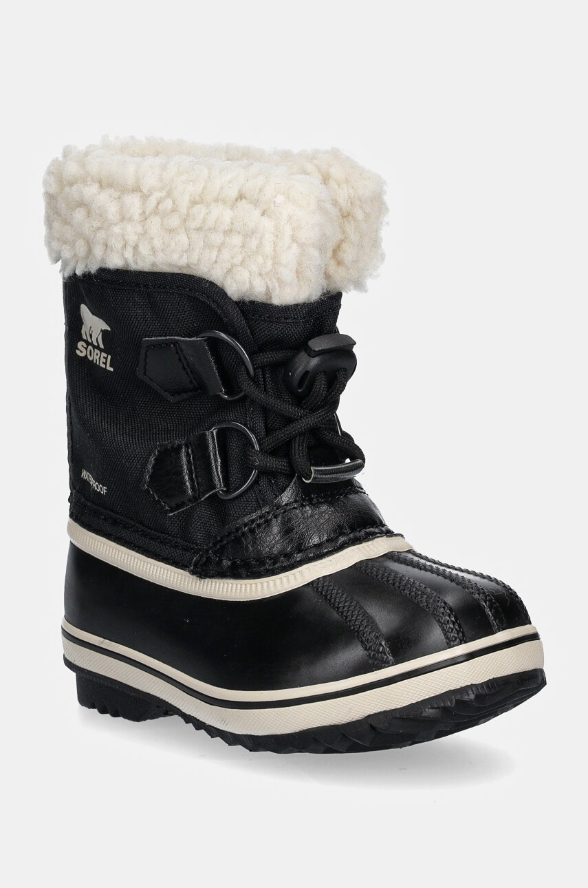 Sorel cizme de iarna copii CHILDRENS YOOT PAC culoarea negru, 2114112