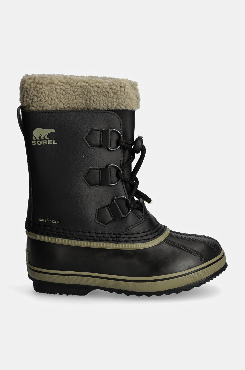 Дитячі чоботи Sorel CHILDRENS YOOT PAC колір чорний 2117081