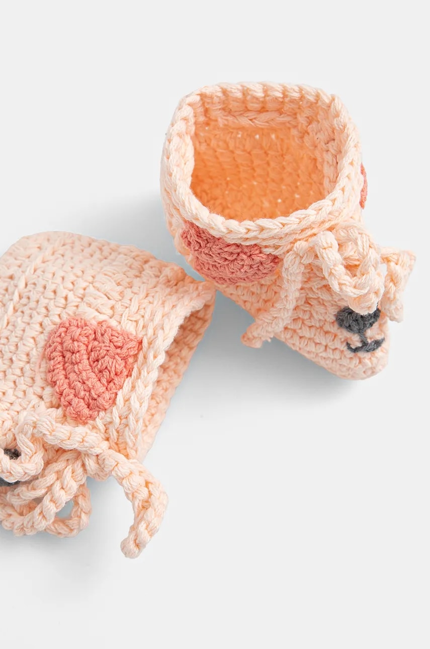 United Colors of Benetton papuci pentru copii culoarea roz, 6VEEA8009