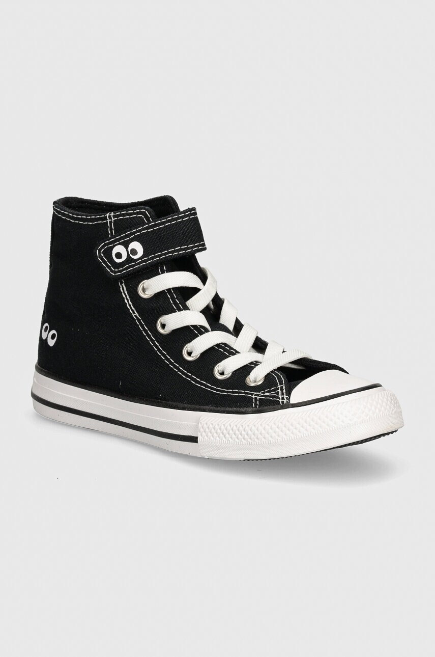 Converse tenisi copii CHUCK TAYLOR ALL STAR 1V culoarea negru, A10385C Converse tenisi copii CHUCK TAYLOR ALL STAR 1V culoarea negru, A10385C