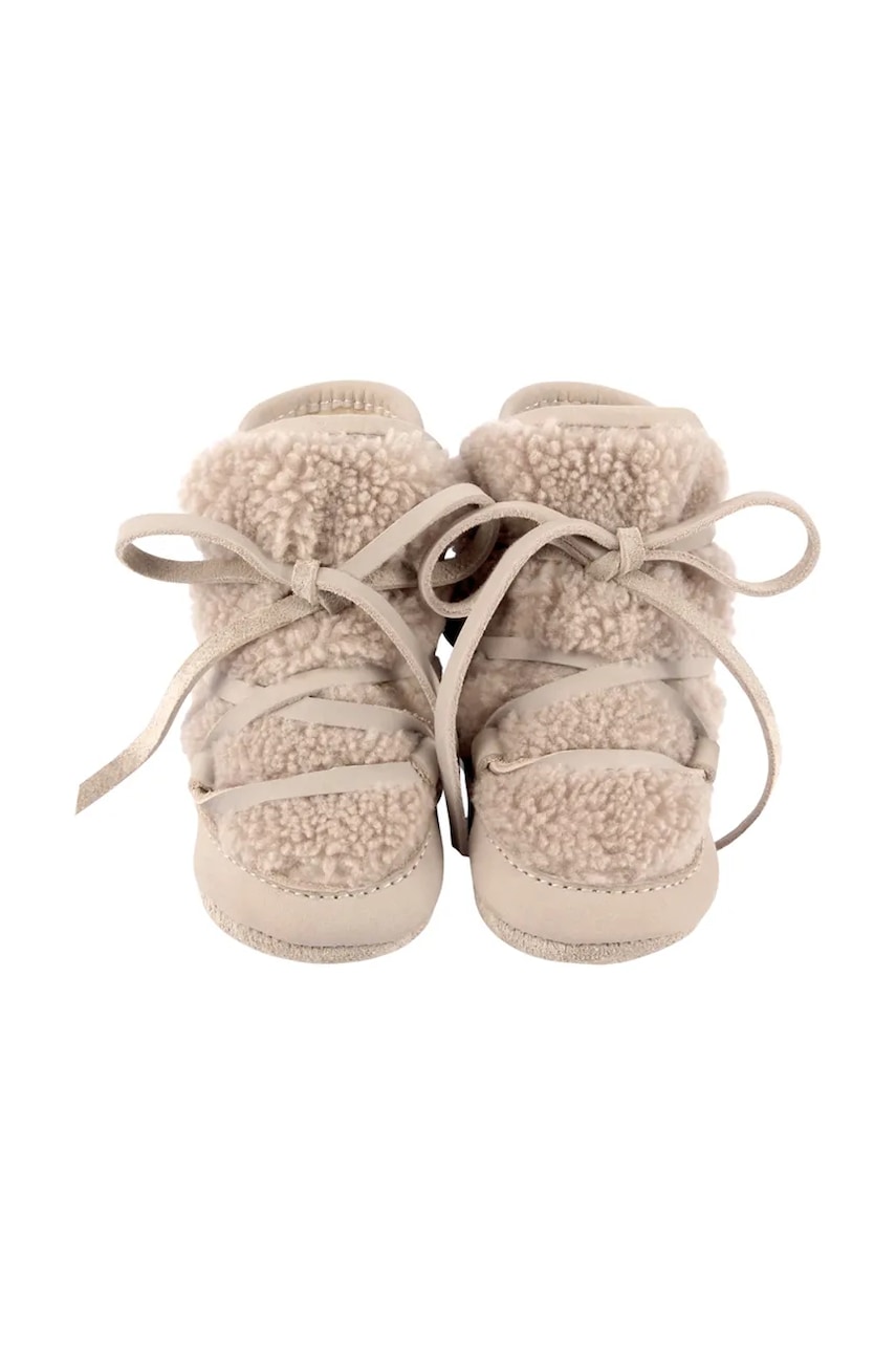 Обувь для новорождённых Donsje Cassi Booties цвет бежевый 1021900 Обувь для новорождённых Donsje Cassi Booties цвет бежевый 1021900