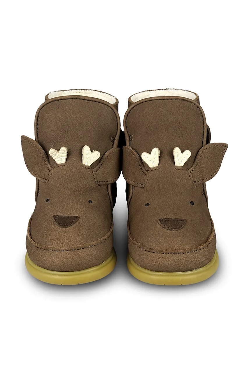 Детские замшевые зимние ботинки Donsje Dubu Special Shoes Stag цвет коричневый 1500602 Детские замшевые зимние ботинки Donsje Dubu Special Shoes Stag цвет коричневый 1500602