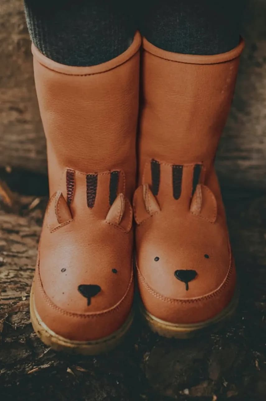 Donsje ghete de iarna pentru copii din piele Wadudu Classic Boots Tiger culoarea portocaliu, 2022011 Donsje ghete de iarna pentru copii din piele Wadudu Classic Boots Tiger culoarea portocaliu, 2022011