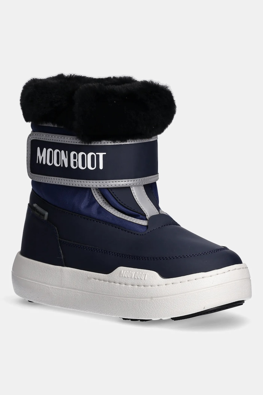 Levně Dětské sněhule Moon Boot JR PARK STRAP tmavomodrá barva, 80D3440030